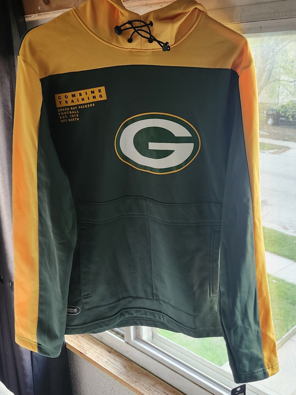 NFL Green Bay Packers Green and Gold Pullover Hoodie